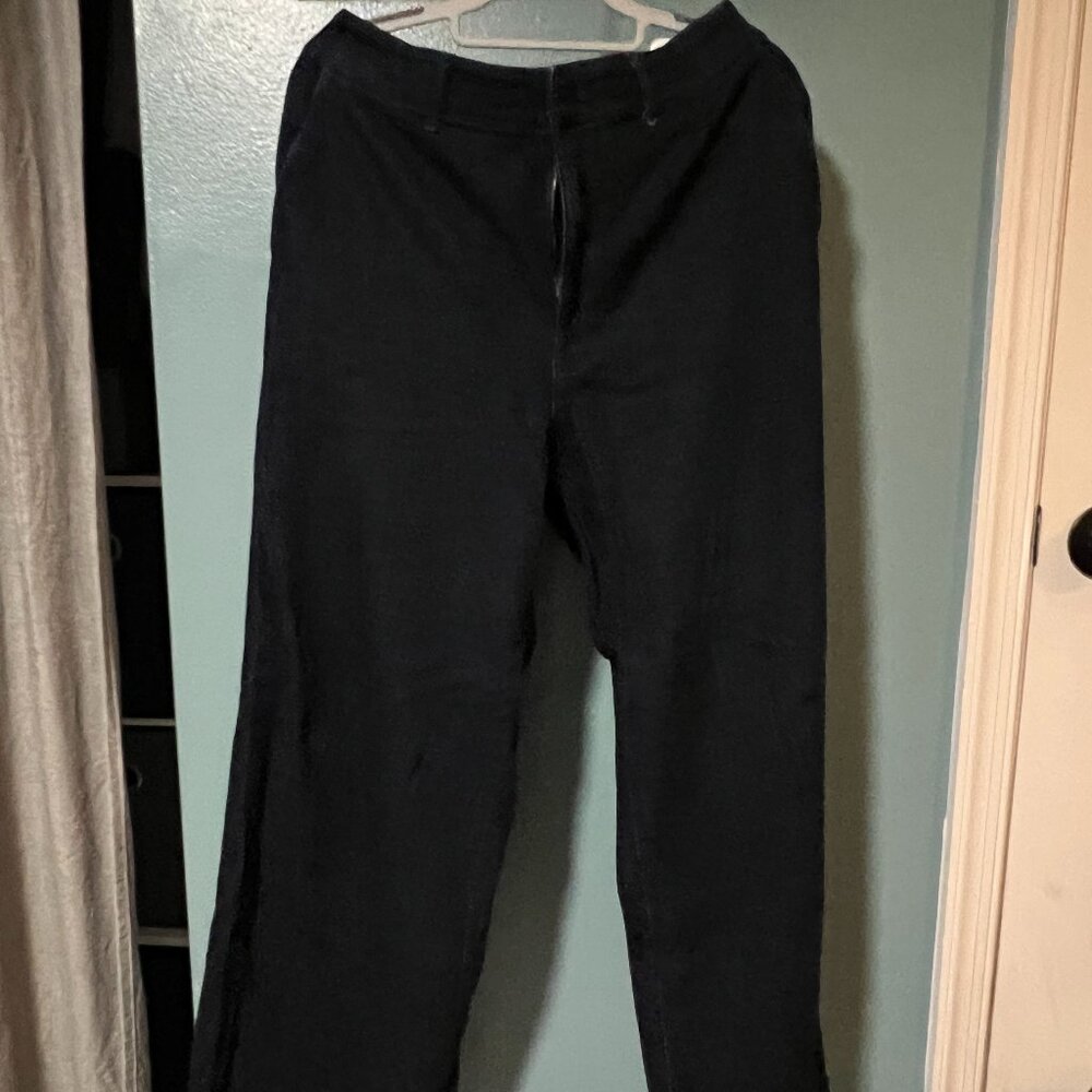 Uniqlo Wide Leg Blue Jean Trousers